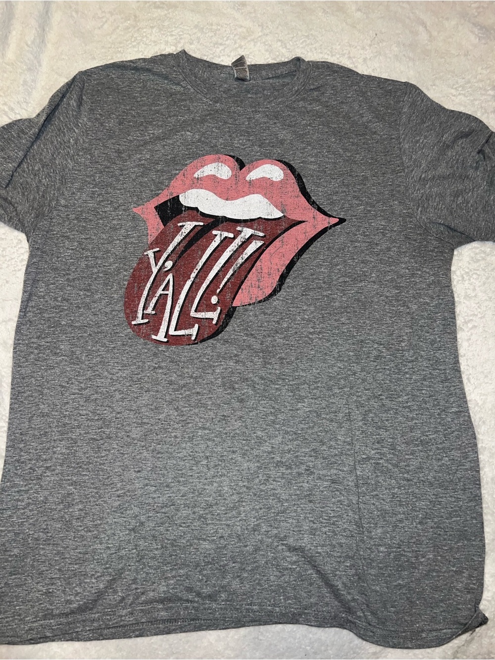 Yall rocker tshirt woman size large
